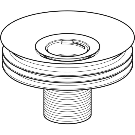 116.062.00.1 Адаптер сифона Geberit d125, для писсуаров Geberit  - Вид №1