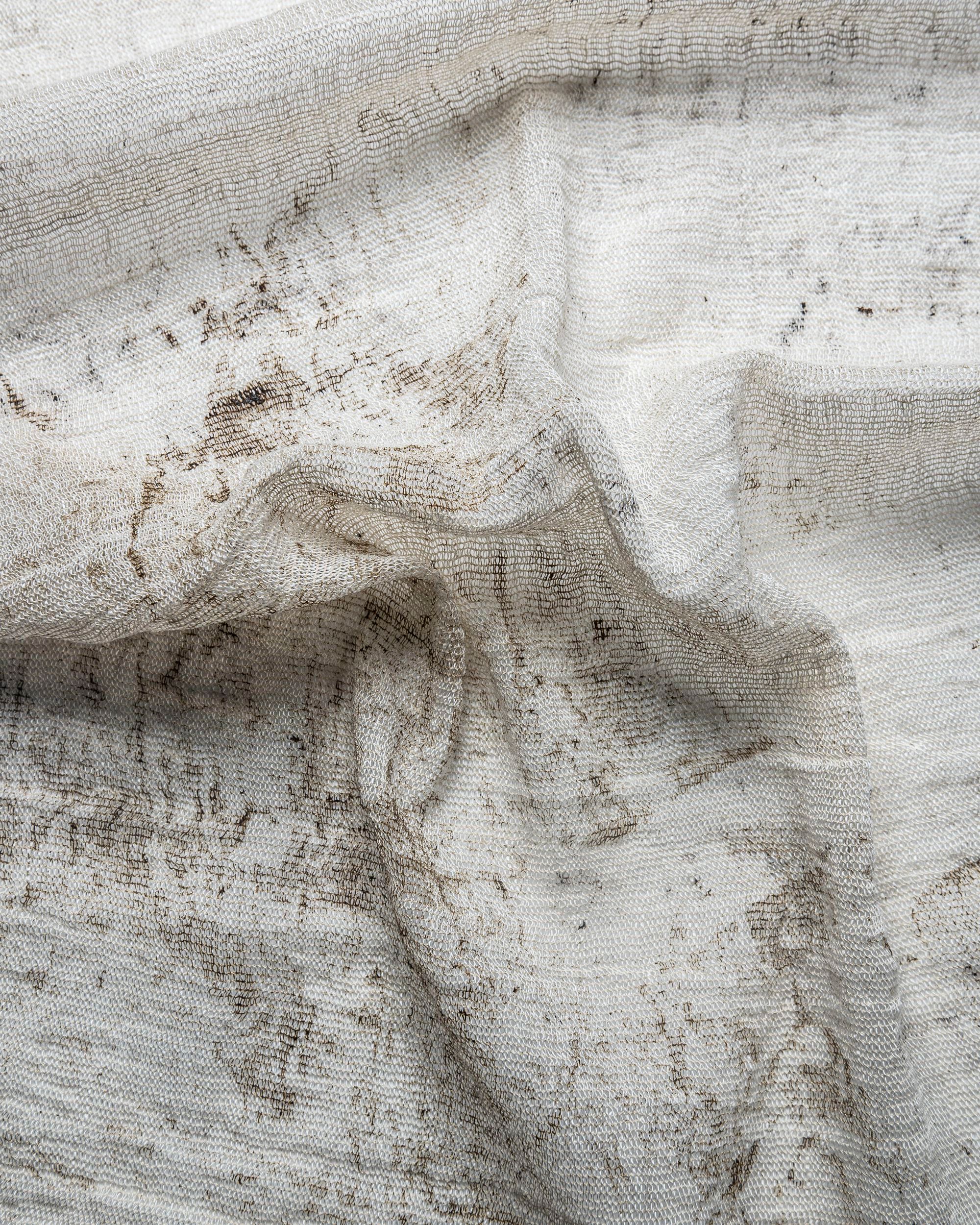 Льняная и хлопковая однотонная ткань The House of Lyria HIBOU ARCH-00077243 - Вид №4