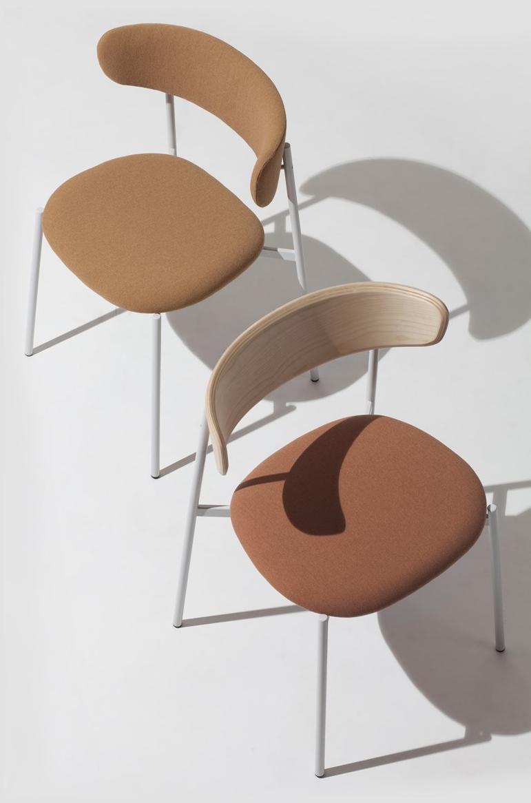 Manerba Стул с мягким сиденьем и спинкой из фанеры sun-id-1357391 - Вид №2