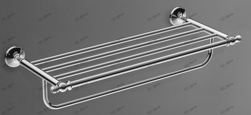 Полка для полотенец ART&MAX ANTIC CRYSTAL AM-E-2622SJ-Cr 