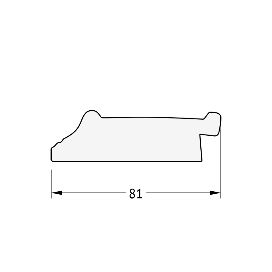 BY 6108 Зеркало напольное с фацетом в багетной раме - черный ардеко 81 mm EVOFORM Exclusive floor - Вид №4