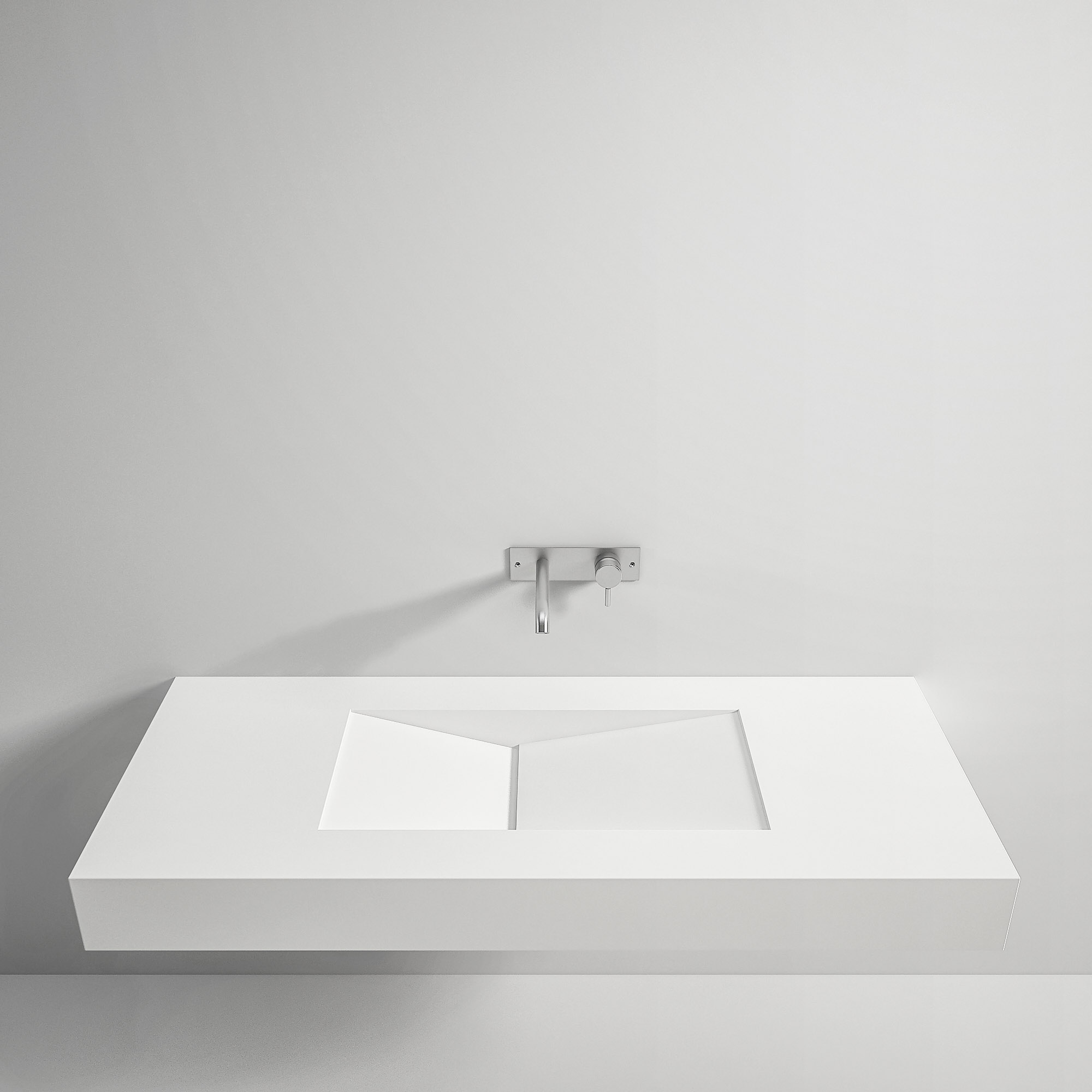 Rexa Design Столешница из Corian® с вырезом для умывальника REXA-ST83  - Вид №1