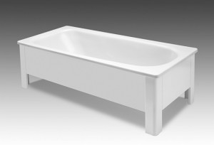 653585 Ванна IFO Caribia с полуфасадом, складная дверь ND VS 700