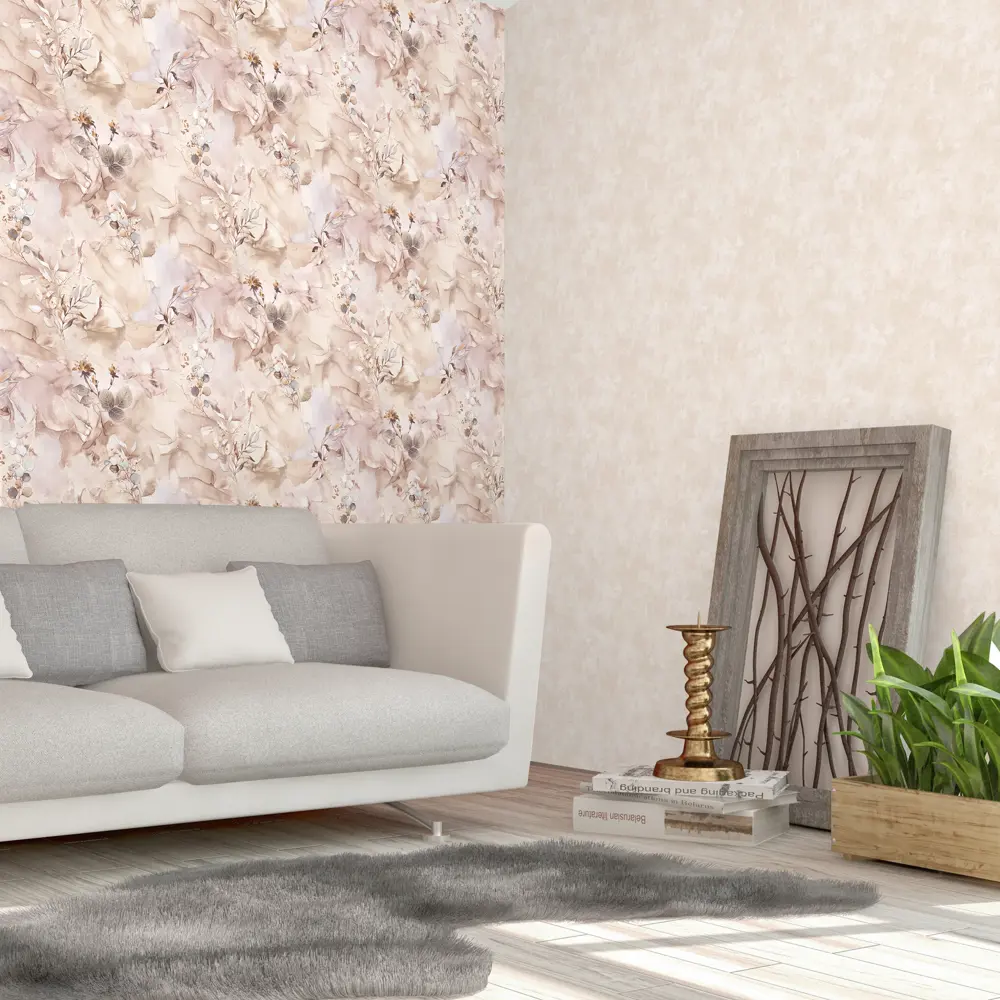 Обои флизелиновые Ateliero Mirage коричневые 1.06 м 989866 82748647 STLM-2093971 - Вид №3