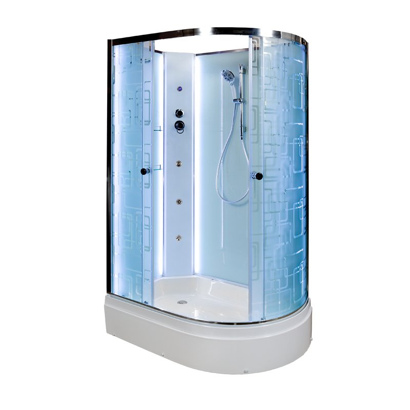 Душевое ограждение С 01 Душевое ограждение DETO Серия С ЕМ2712 L N LED с гм.