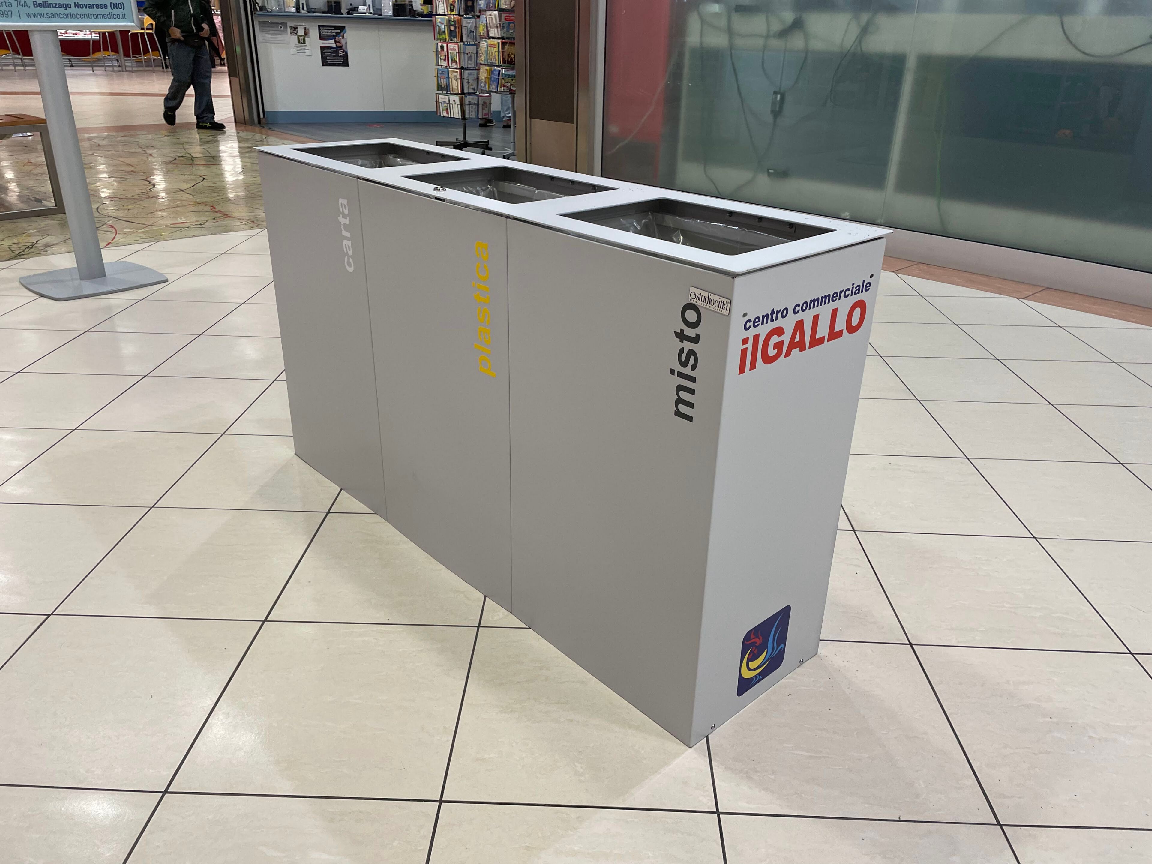 Стальная корзина для мусора для утилизации отходов Studio Città ECO BIN BIG ARCH-00143822 - Вид №2