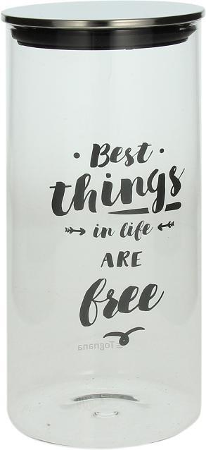 Банка c крышкой стеклянная Big Tognana DE5BAA30293