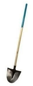 FT Сверхлегкая круглая лопата из дюралюминия с ручкой