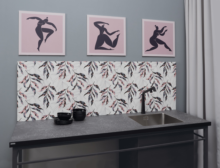 Стеновые панели - Терраццо ливз LIGRON LIST82 2355 - Вид №10