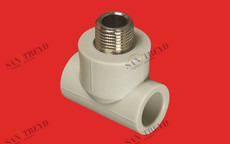 Тройник комбинированный (нар.рез.) 25х1/2 (222526) FV-plast 222526 27344