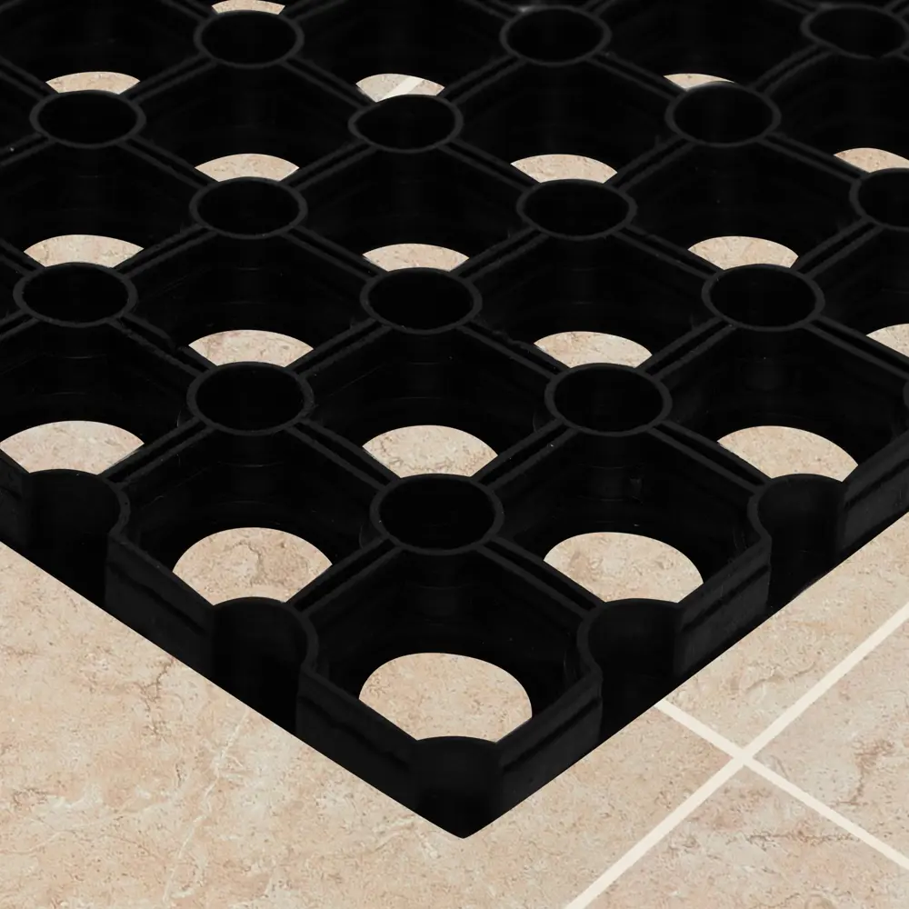 Коврик Inspire Flavio 100x150 см резина цвет чёрный 82475149 STLM-2101980  - Вид №2