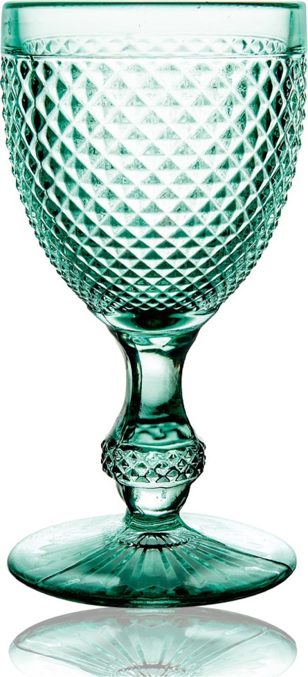 10668268 Vista Alegre Набор бокалов для вина Vista Alegre  280мл, 4шт, мятный Стекло Классик