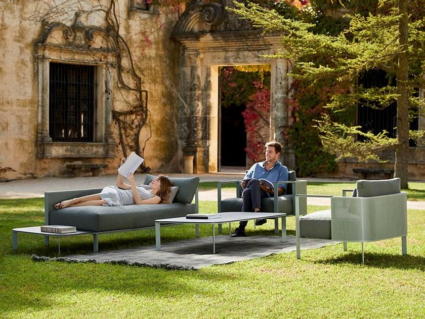 GANDIABLASCO Квадратный садовый стол из термо-лакированного алюминия Solanas sun-id-1493047 - Вид №5