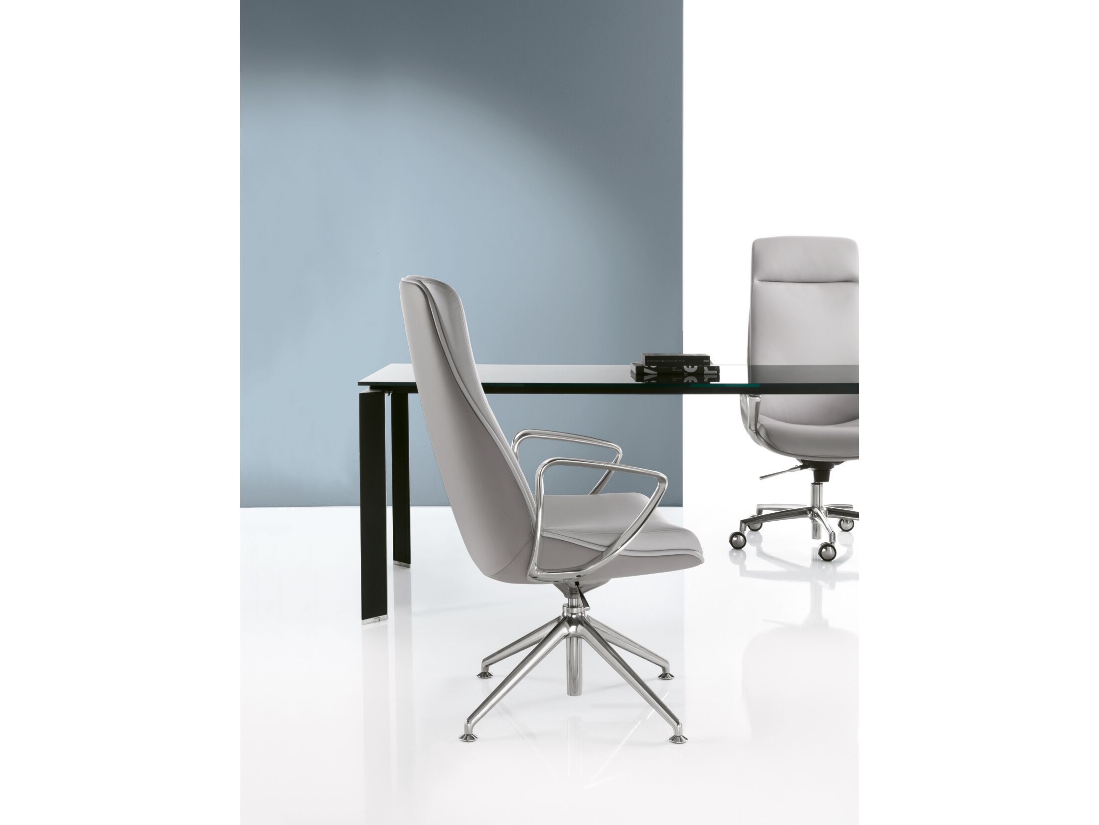 Вращающееся офисное кресло с подлокотниками с высокой спинкой Sesta Jada ARCH-00099024 - Вид №2