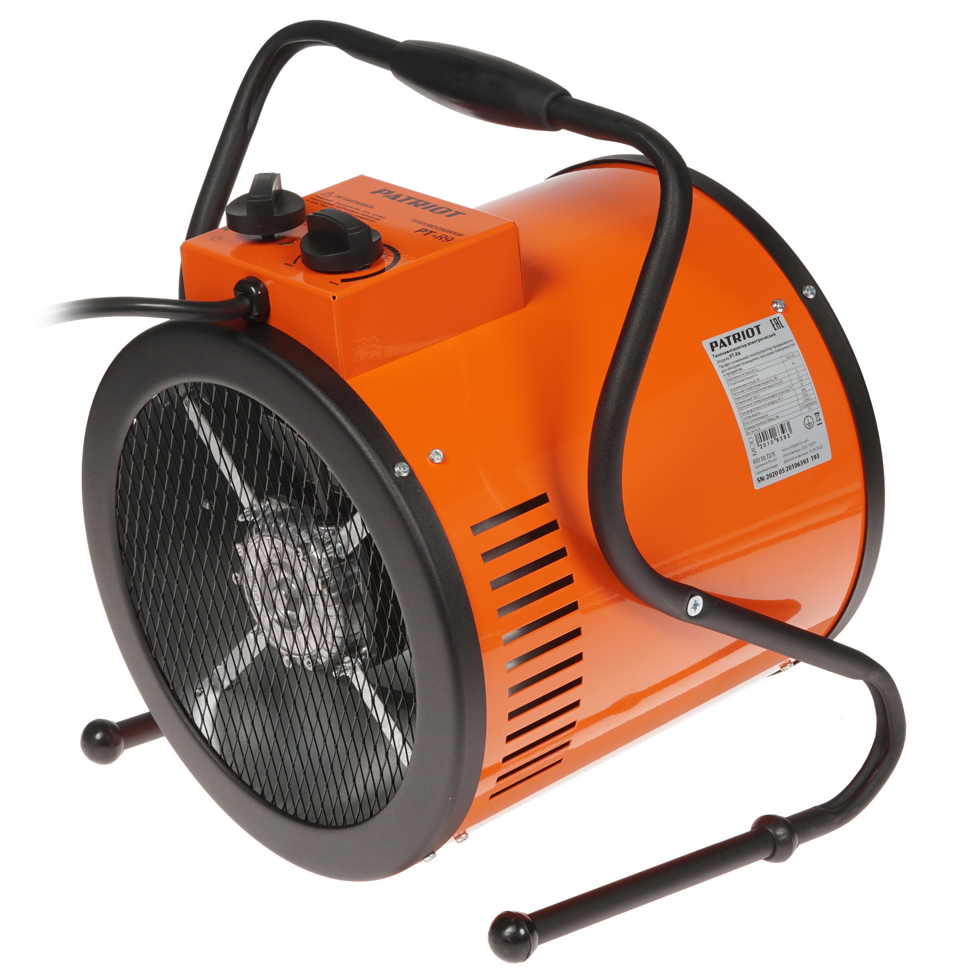 6628756 Тепловая пушка электрическая PATRIOT PT-R 9 STDN-0060492 - Вид №1
