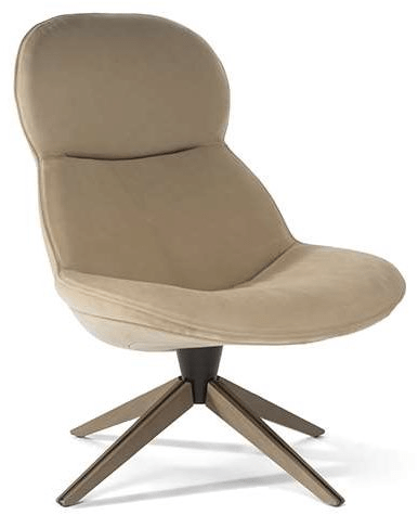 Natuzzi Кресло на козелке в коже sun-id-1503029 - Вид №1