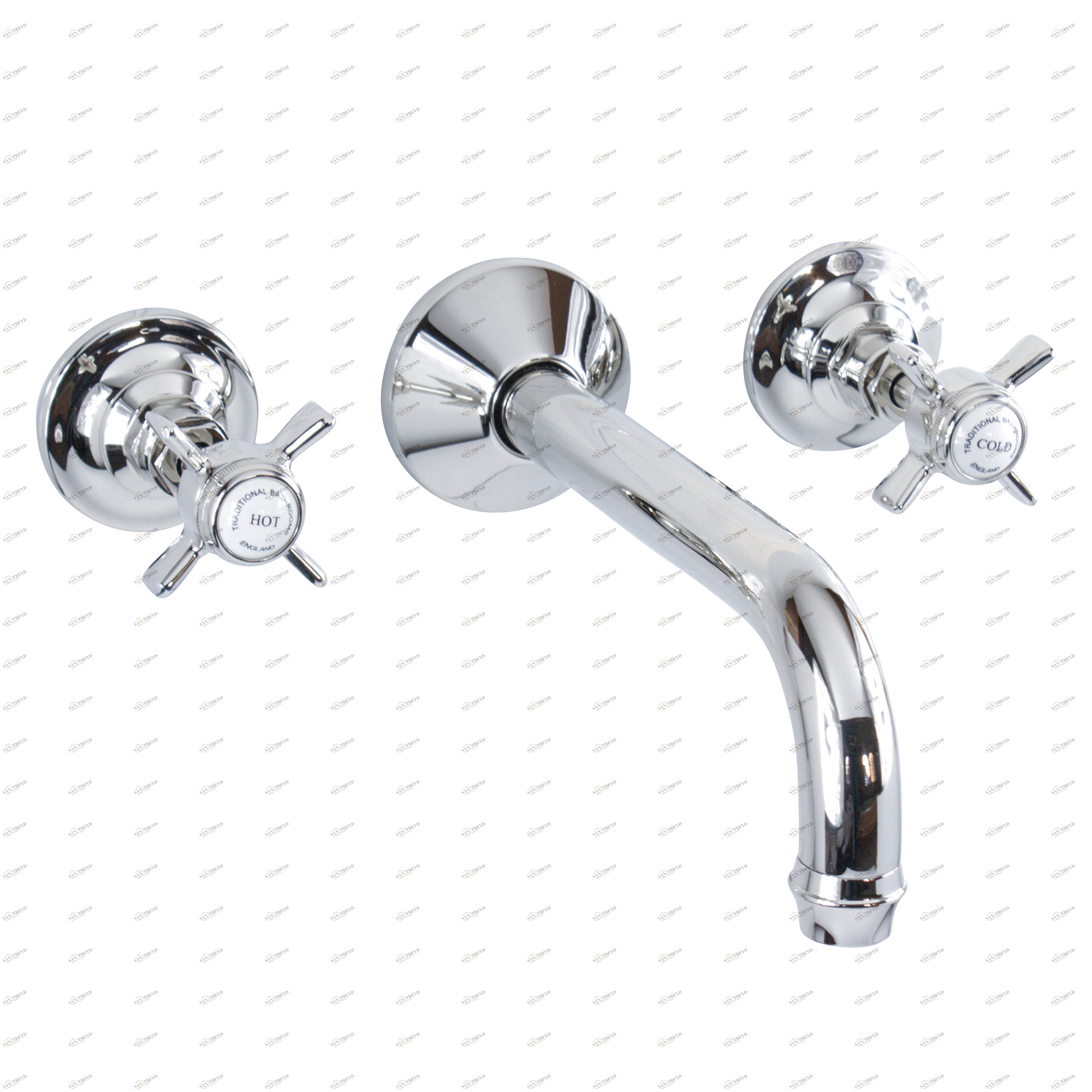 Traditional bathrooms АНГЛИЯ Смеситель для раковины на 3 отверстия Tb440.414.ag 