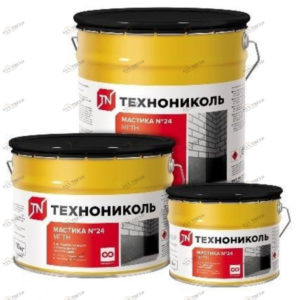 Мастика гидроизоляционная Технониколь №24 МГТН 10кг ТеноНиколь 13777