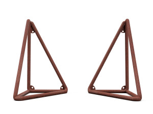 Металлические проволочные кронштейны с порошковым покрытием