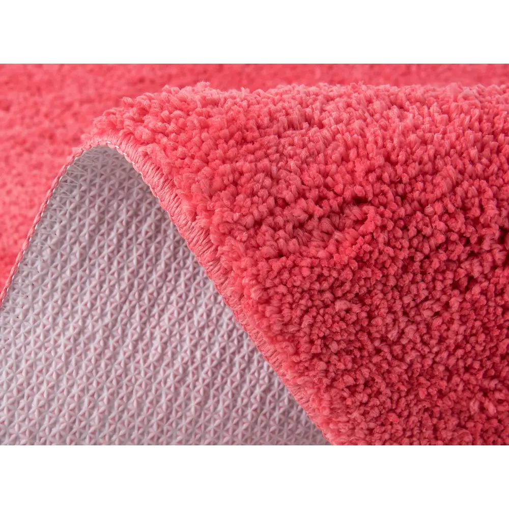 Коврик для ванной Irony цвет красный MOROSHKA STLM-2123827 - Вид №1