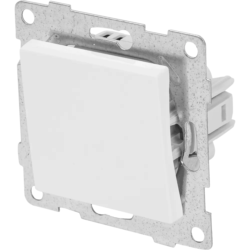 Выключатель GUSI Electric для скрытого монтажа с белой клавишей 83864208 Ugra STLM-0045147