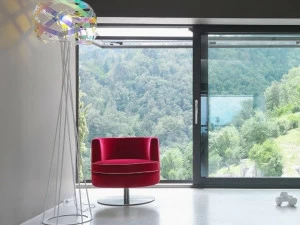 Borzalino Вращающееся кресло из бархата