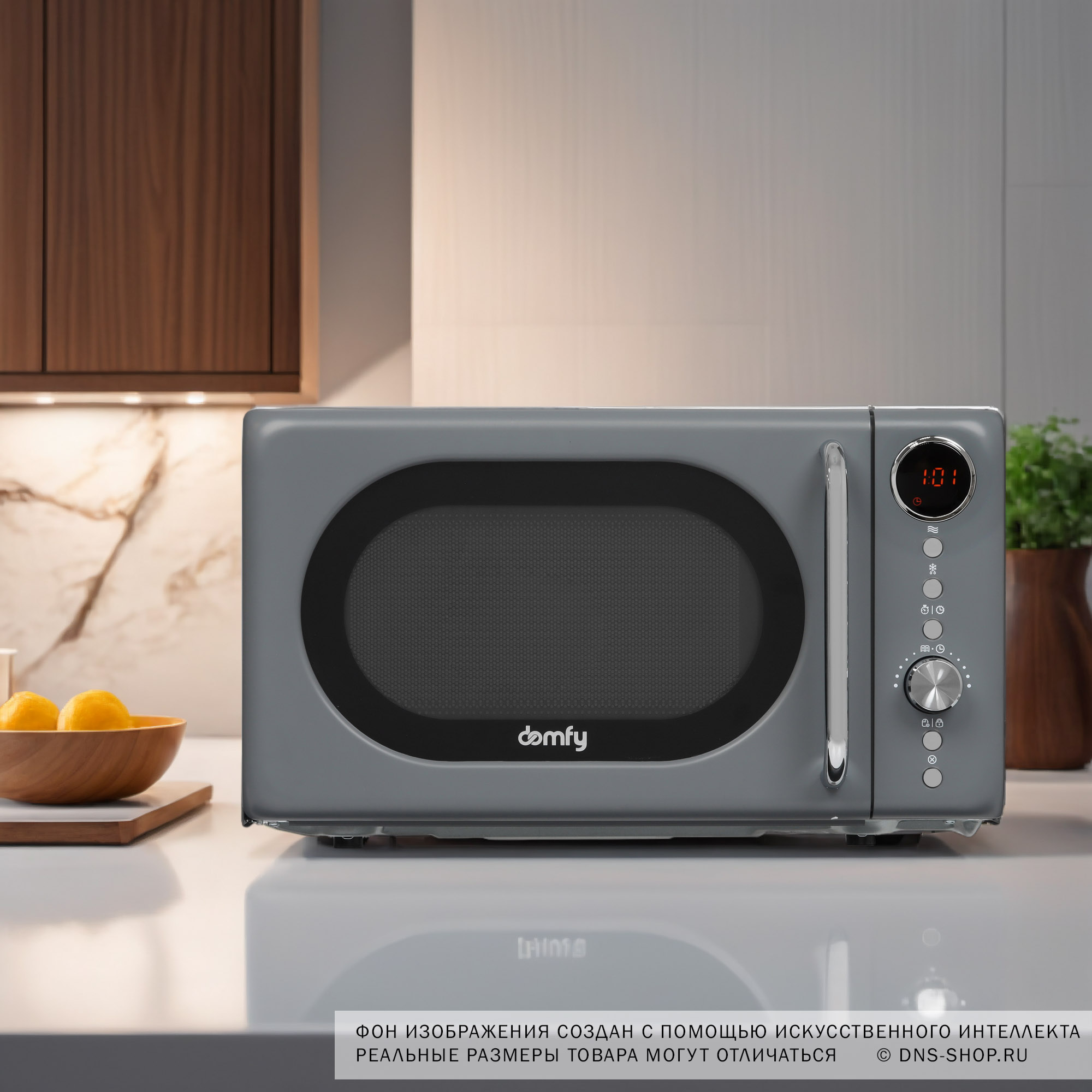 9150684 Микроволновая печь Domfy DSG-MW401 серый STDN-0106960 - Вид №9