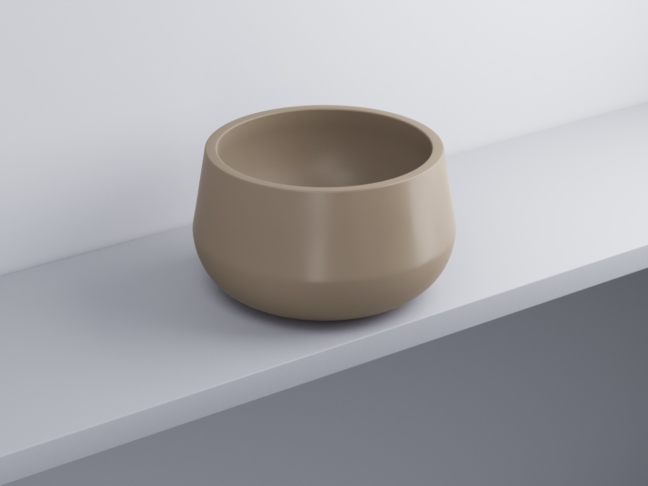 BATA-AN Накладная чаша Tina h26 cielo Le Bacinelle Ceramica Cielo