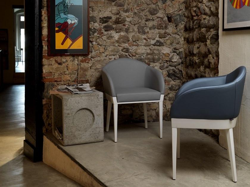 ALMA DESIGN Кожаное кресло с подлокотниками Agata sun-id-1368528 - Вид №8