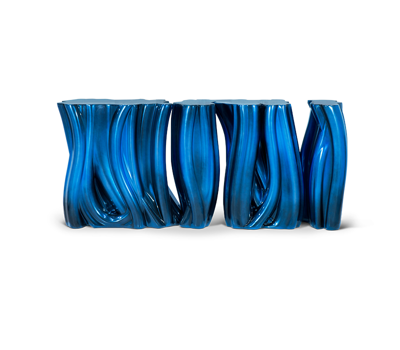 0-041 Монохромный синий буфет Boca Do Lobo  - Вид №8