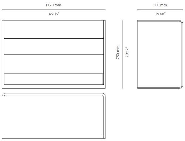 PRADDY Комод из дерева Arc Tr013/tr010 - Вид №3
