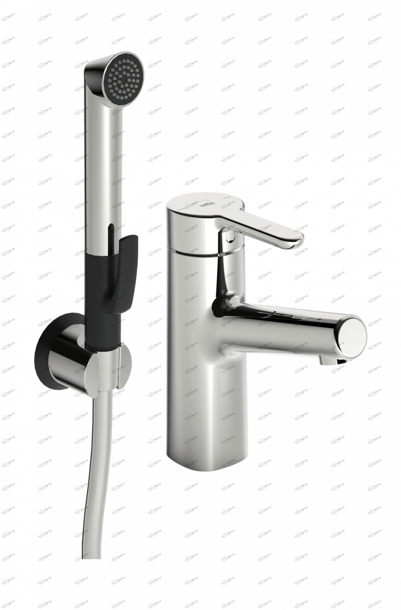 Oras 3013F Смеситель для умывальника, 3 V 3013F Inspera Хром 