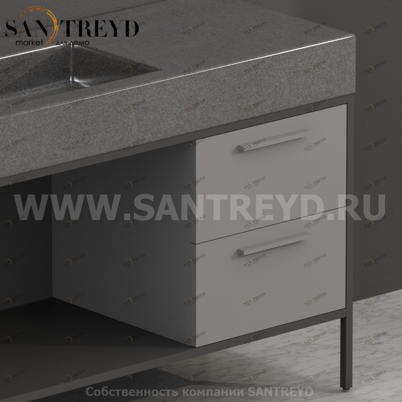 S04548TO2 Тумба с 2 ящиками Globo Ceramica Globo INCANTHO