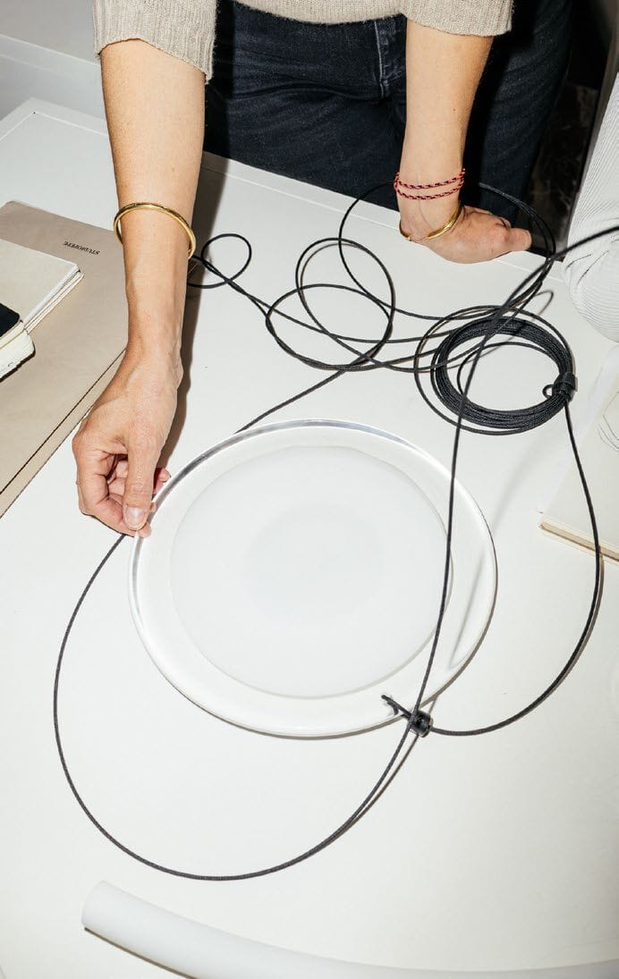 Стеклянный и стальной светодиодный подвесной светильник Pholc DREAM CATCHER ARCH-00107364 - Вид №14