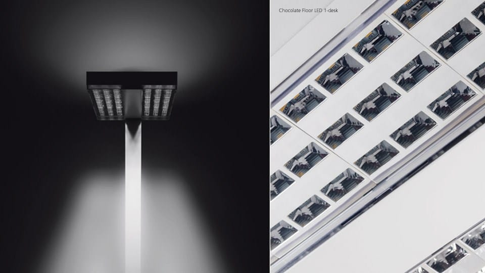 Алюминиевый светодиодный торшер Artemide шоколад ARCH-00141392 - Вид №9