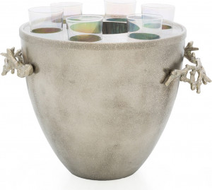 10659987 Michael Aram Ведерко для водки Michael Aram "Коралловый риф" 20см Сталь