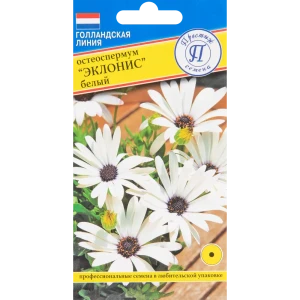 ПРЕСТИЖ СЕМЕНА Остеоспермум Эклонис белый - африканская ромашка для сада 83520040