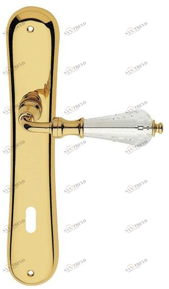 LINEA CALI' Ручка из хромированной латуни с кристаллами Swarovski® на пластине Veronica sun-id-1354363