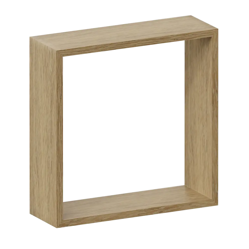 Полка настенная Spaceo 24x24 см/27x27 см/30x30 см МДФ цвет натуральный дуб 3 шт 82877493 STLM-2089415  - Вид №5