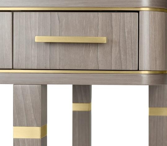 FRATO Прямоугольный деревянный стол с ящиками  Ffu120005aaf  - Вид №2