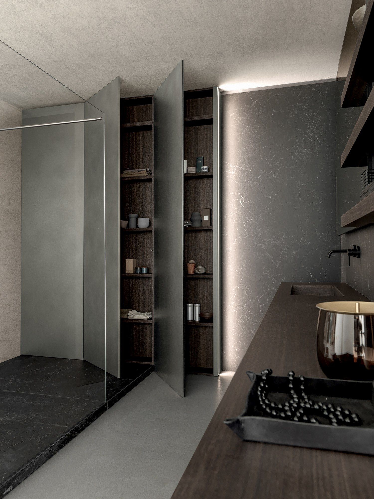 Прямоугольная угловая душевая кабина с пластиной MODULNOVA Skill ARCH-00050580 - Вид №3