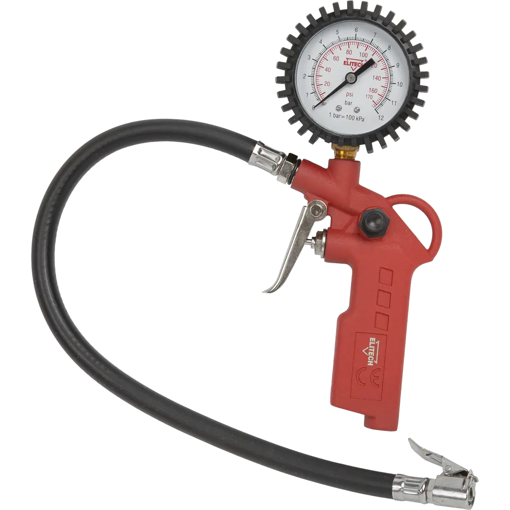 Пистолет Elitech для подкачки шин с манометром 140 л/мин 84552403 STLM-0051866 - Вид №1