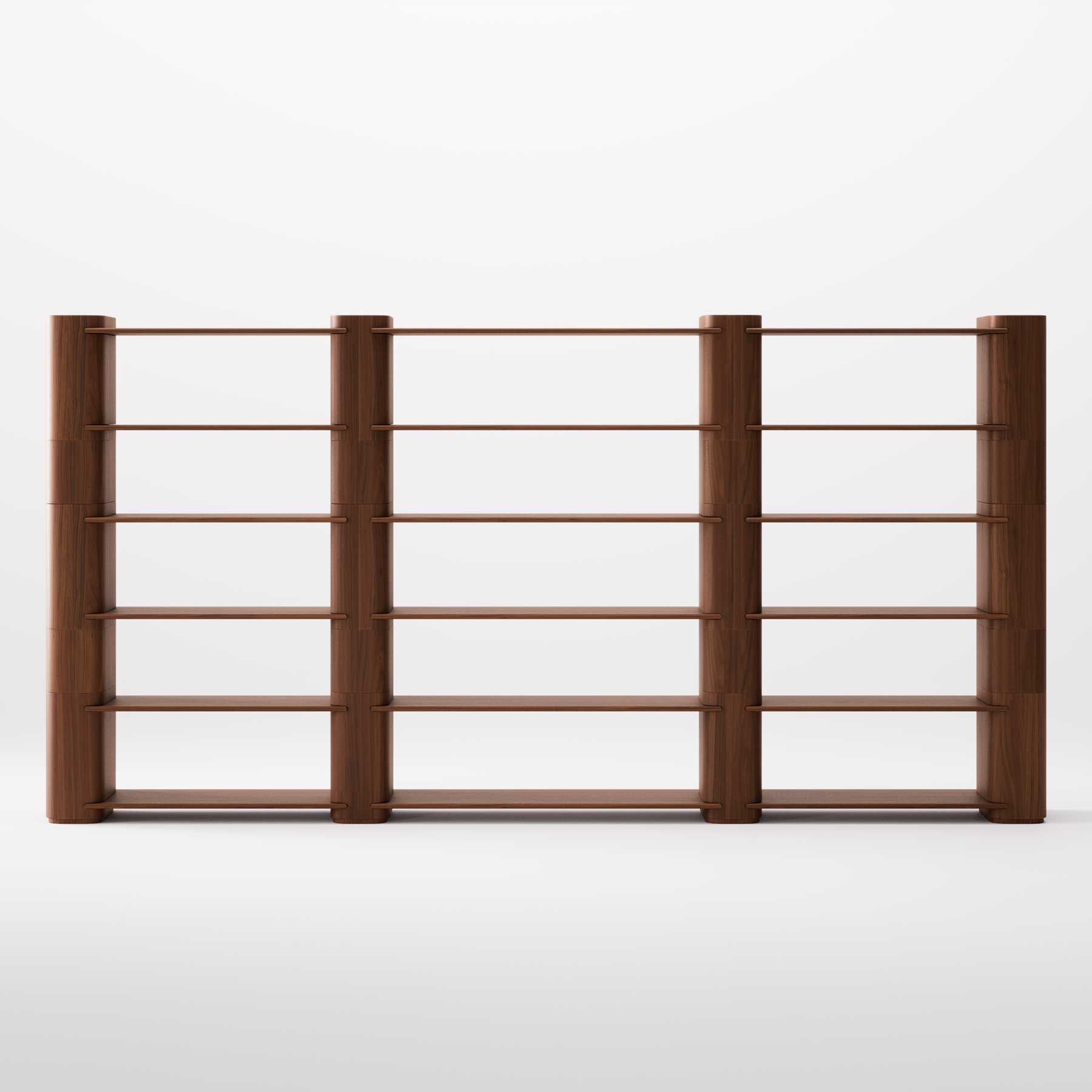 Деревянный самонесущий модульный книжный шкаф Wewood Path ARCH-00032308 - Вид №14