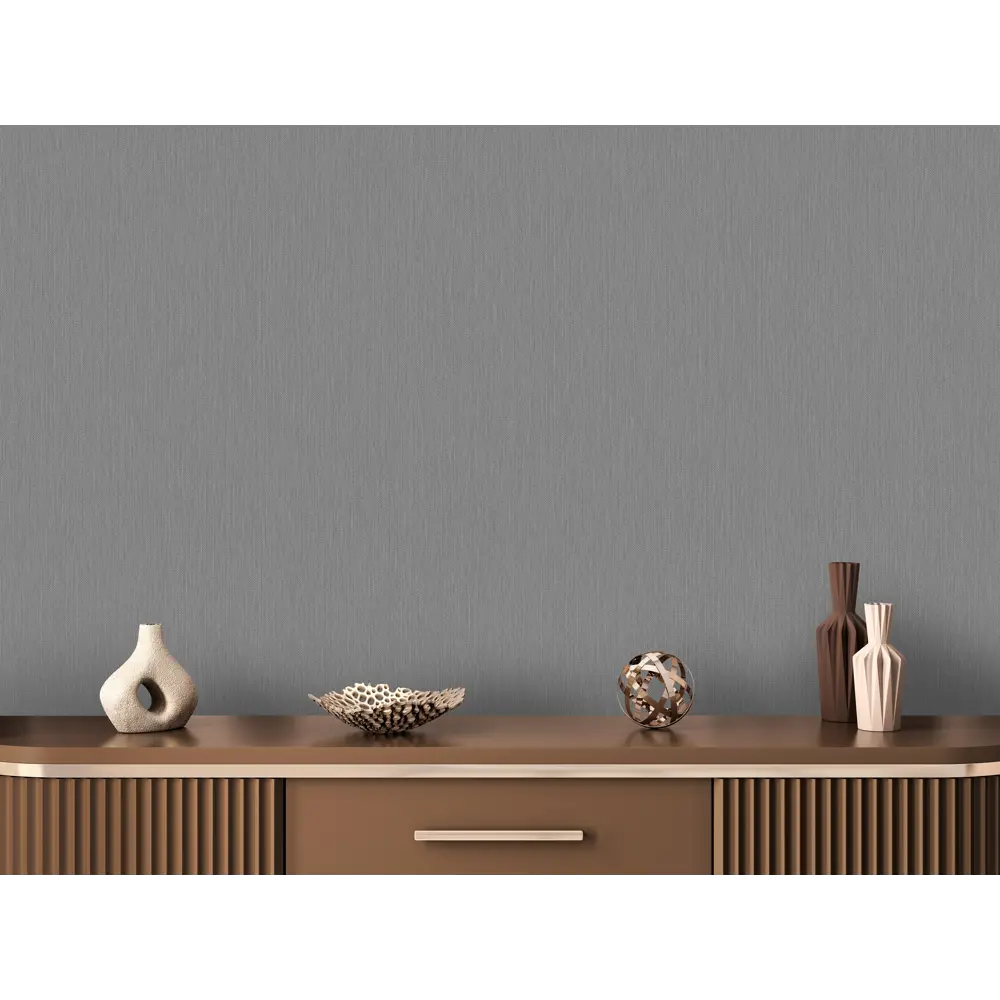 Обои флизелиновые Ateliero Idealist темно-серые 1.06 м 89410921 STLM-1576721 - Вид №4