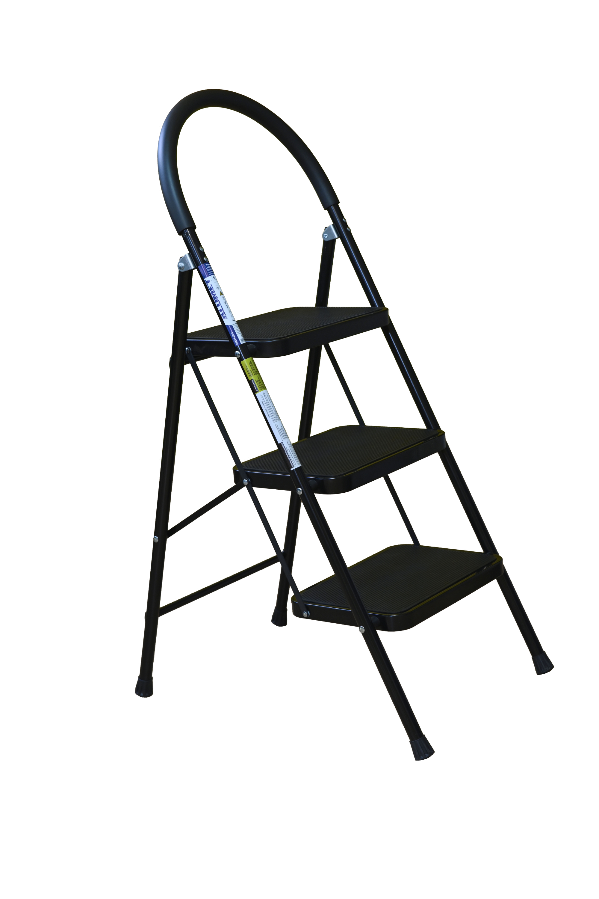 Стремянка-стул с широкими ступенями стальная, 3 ступени ALUMET МСН203 - Вид №5