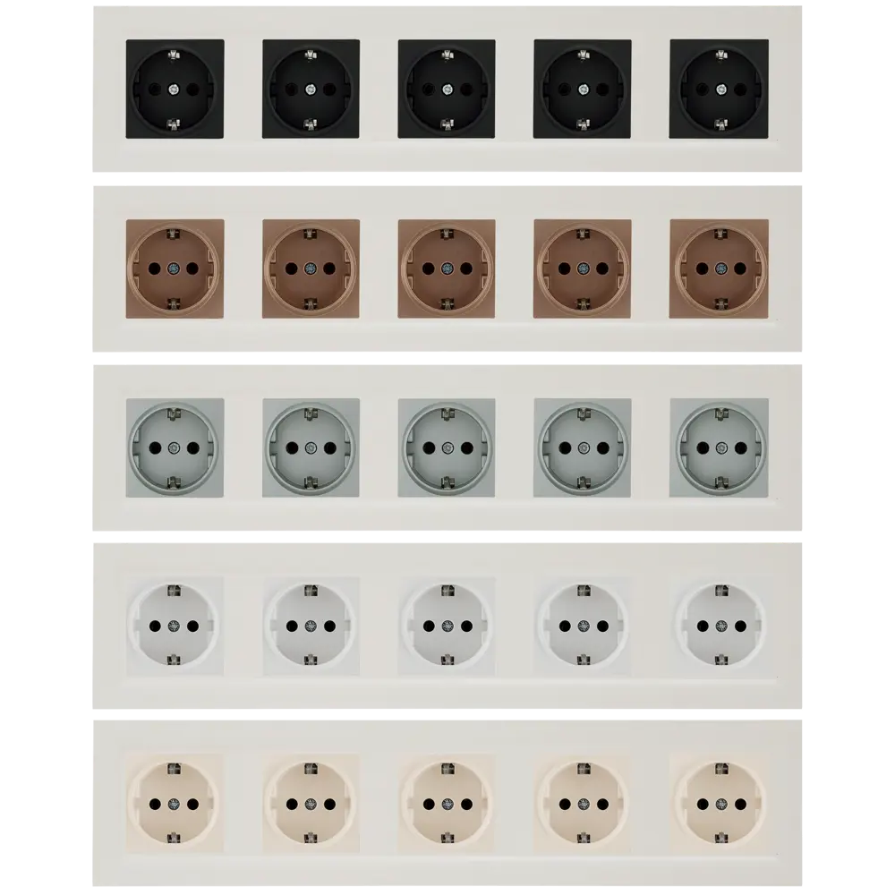 Рамка Legrand Structura для розеток и выключателей на 5 постов, слоновая кость 82064608 STLM-0018599 - Вид №1