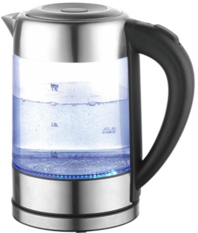 9207212 Электрочайник Renova KT17G-04B серебристый STDN-0004331