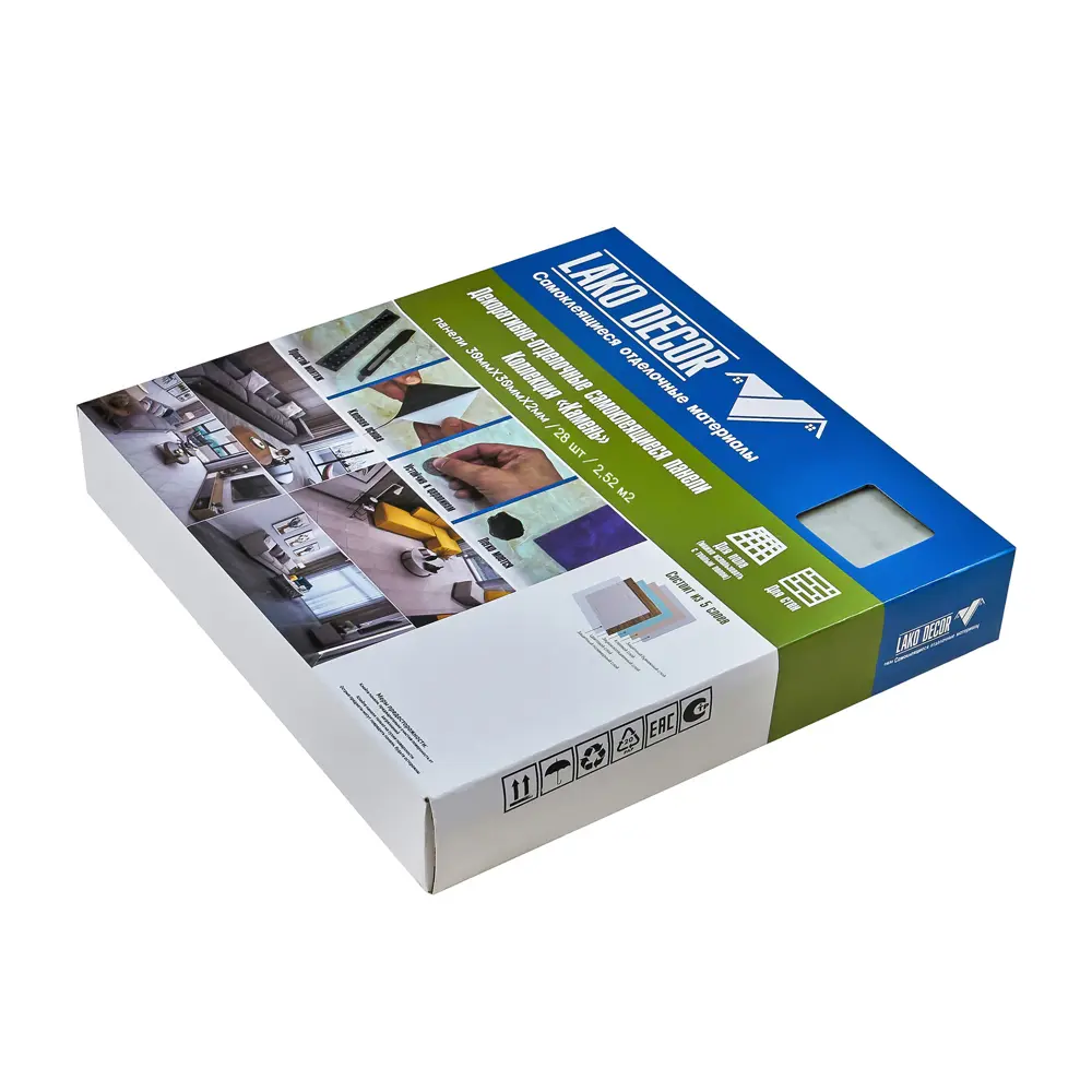 LAKO DECOR - Самоклеящиеся панели ПВХ Белый мрамор для стен и пола 87289074 STLM-0073637 - Вид №8