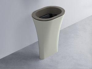 AMLA65-FN+AMPILO-N+AMCOLO-PM Раковина Amedeo Ovale отдельностоящая cielo Enjoy + Amedeo