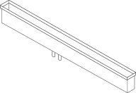 DOMUSOMNIA Встраиваемый кухонный канал EasyRack Kitchen STEP 2550, Цвет Белый